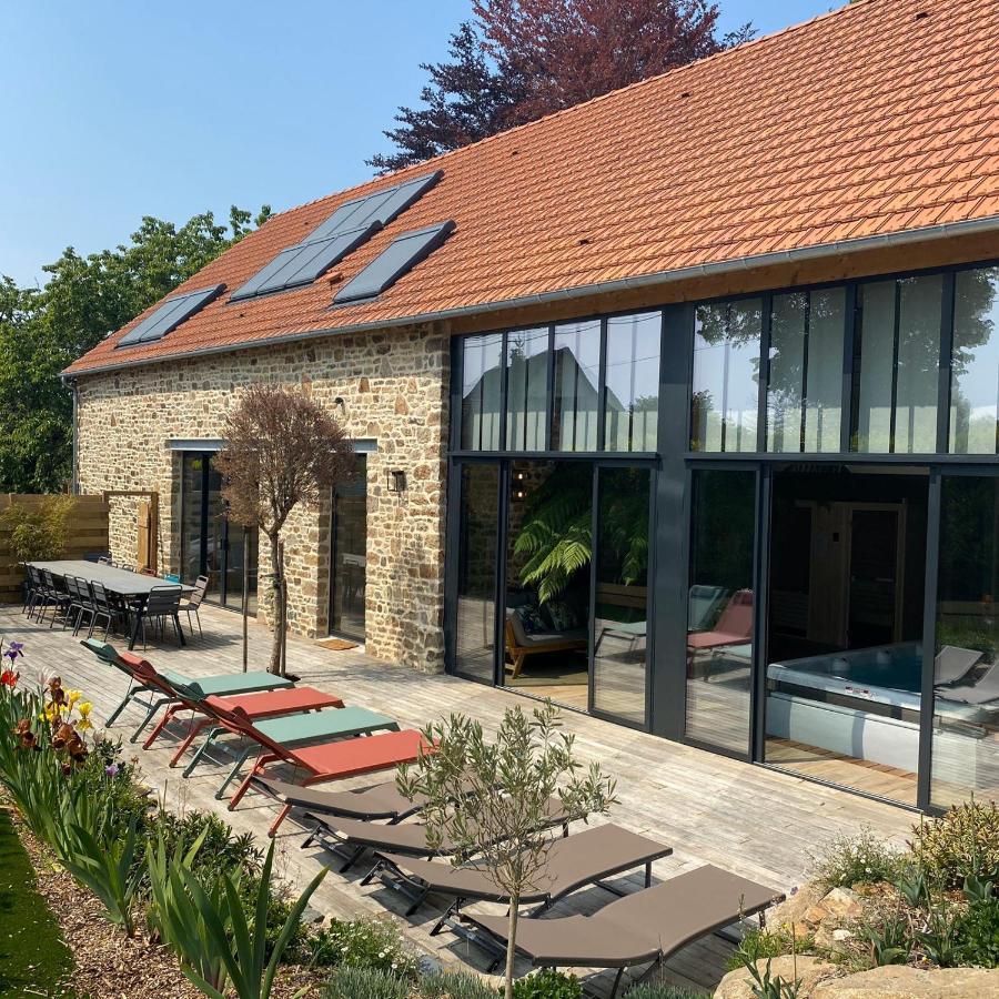 La Grange De Tissey Grand Gite Avec Spa Et Sauna Dragey Exterior foto
